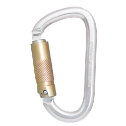 Steel Triple-locking Karabiner - Keylock version