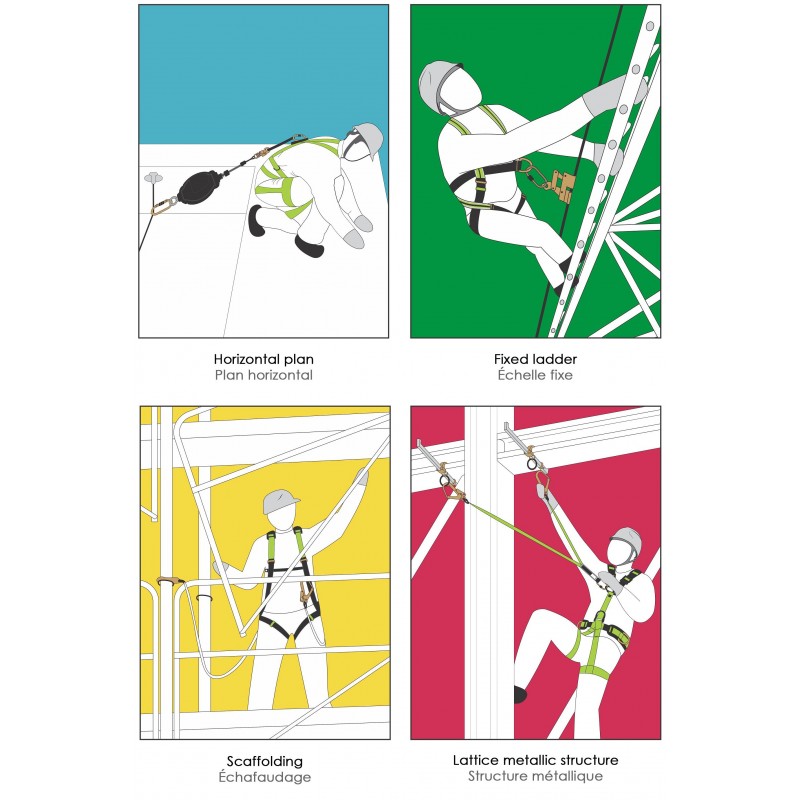 半額 mtd0058 flk020229 Forked energy absorbing expandable lanyard length 1.50 m