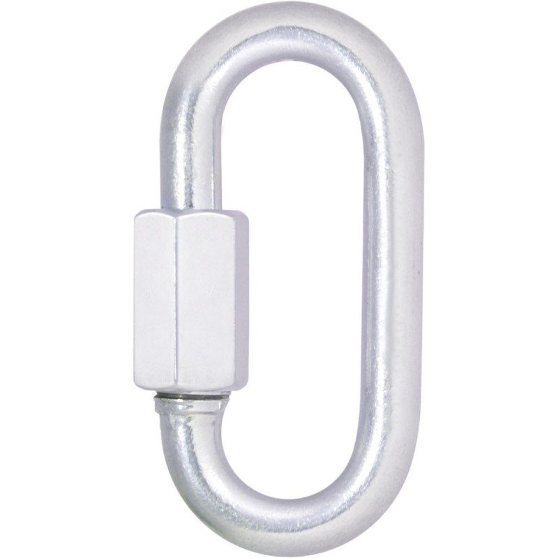 Oval quick link with a 16 mm gate opening
