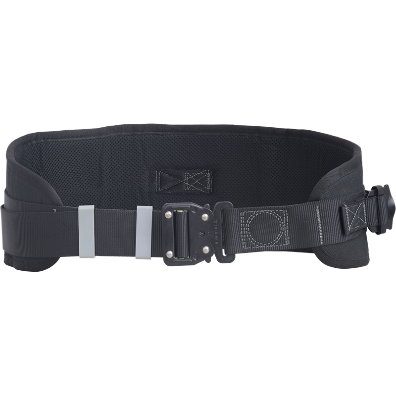 Belt for self-rescuer respirator in confined spaces