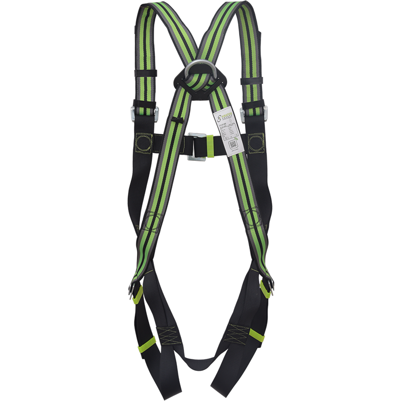 Body harness with 1 dorsal DRing for fall arrest