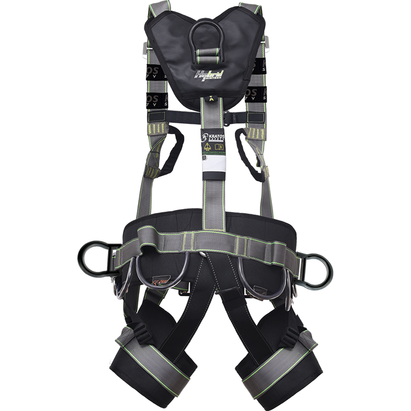 Body harness 2 attachment points with a work positioning belt