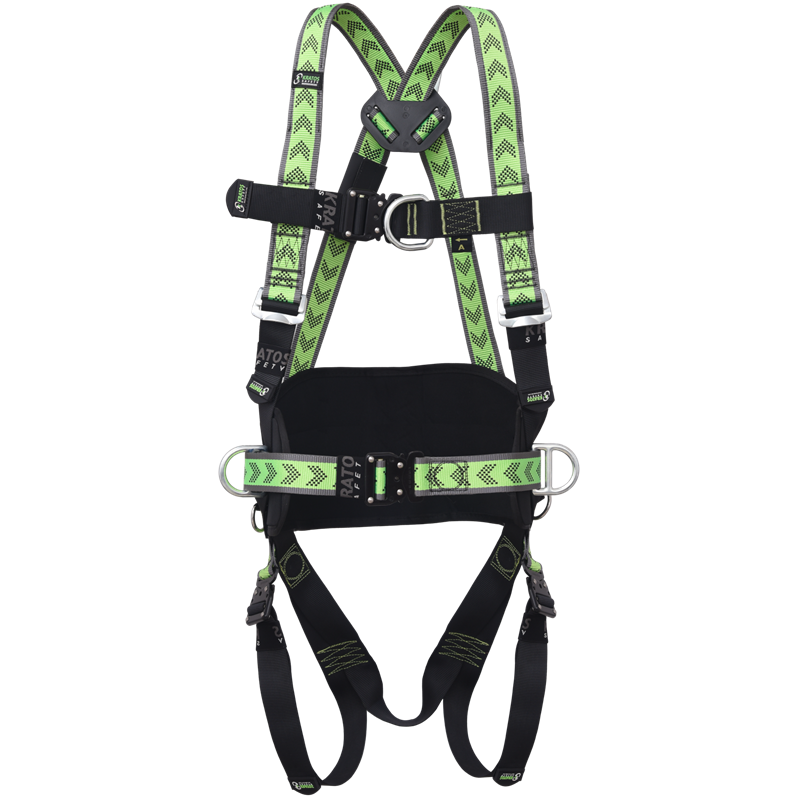 Body harness 2 attachment points with belt and automatic buckles Body harness 2 attachment points with belt and automatic buckles
