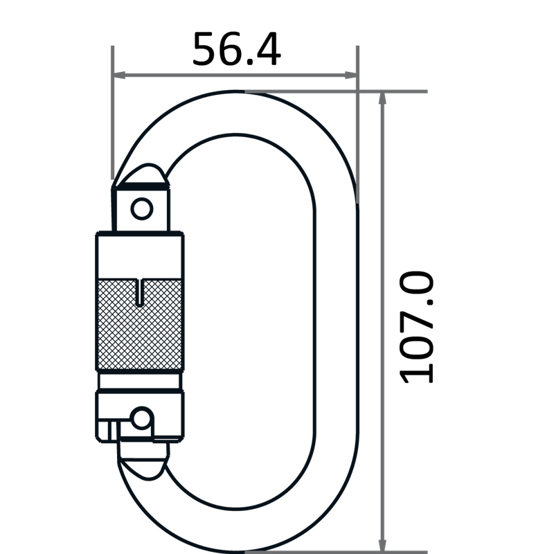 Mousqueton Vis Lot De 12 Maillons Rapides Robustes En Acier Inoxydable De 6,35 Mm, Mousqueton De Verrouillage Attache Rapide