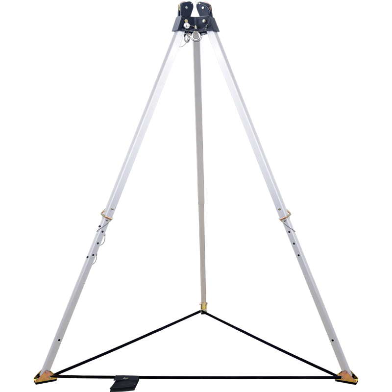 Trípode - altura máxi 2,15 m, con cabeza de doble polea
