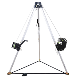 7 ft. Tripod, with double head-mounted pulley