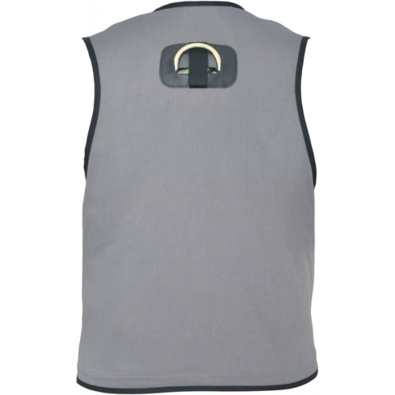 Full body harness with multi-pocket work vest, 1 dorsal D-Ring