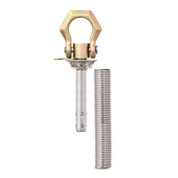 Detachable anchorage with chemical fixing