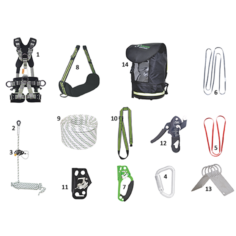 Kit für Seilarbeiten "premium" Kit für Seilarbeiten "premium"