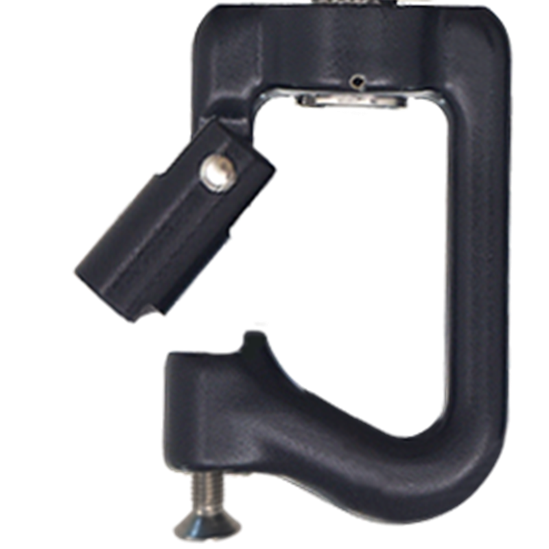 Aluminum rebar hook with openable termination eye and swivel