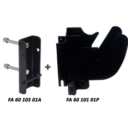 EASYSAFEWAY - Universal mounting brackets set for retractable fall arresters with integrated rescue winch