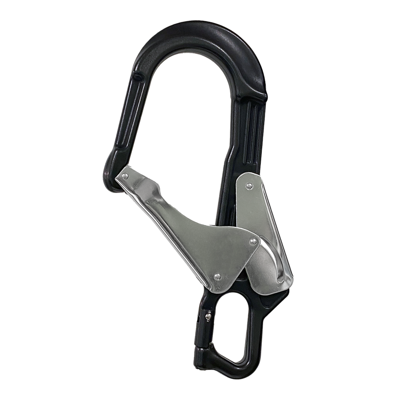 Aluminum rebar hook with openable termination eye and swivel
