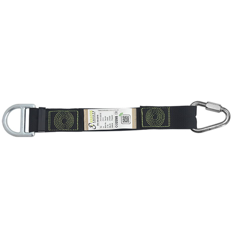 Sangle d'extension amovible FA 10 903 00 avec Dé d'accrochage et maillon rapide 12 mm Sangle d'extension amovible FA 10 903 00 avec Dé d'accrochage et maillon rapide 12 mm