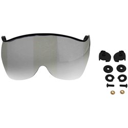 Tinted helmet visor for FOX safety helmet