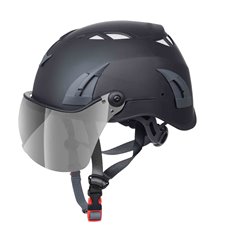Tinted helmet visor for FOX safety helmet