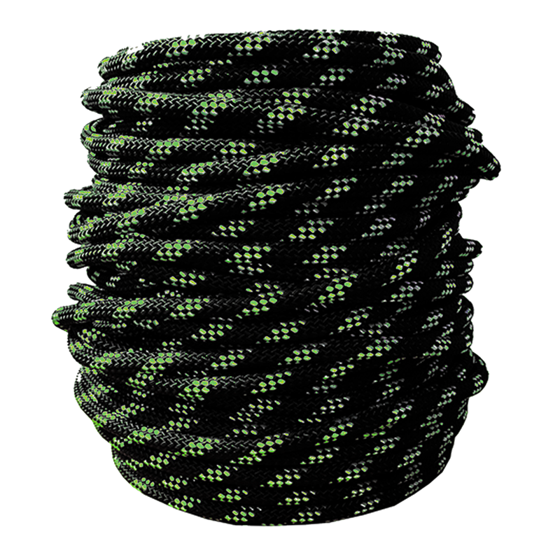 Corde tressée semi-statique diam. 9,6 mm pour systèmes Resc-U et LiftRes-Q Corde tressée semi-statique diam. 9,6 mm pour systèmes Resc-U et LiftRes-Q