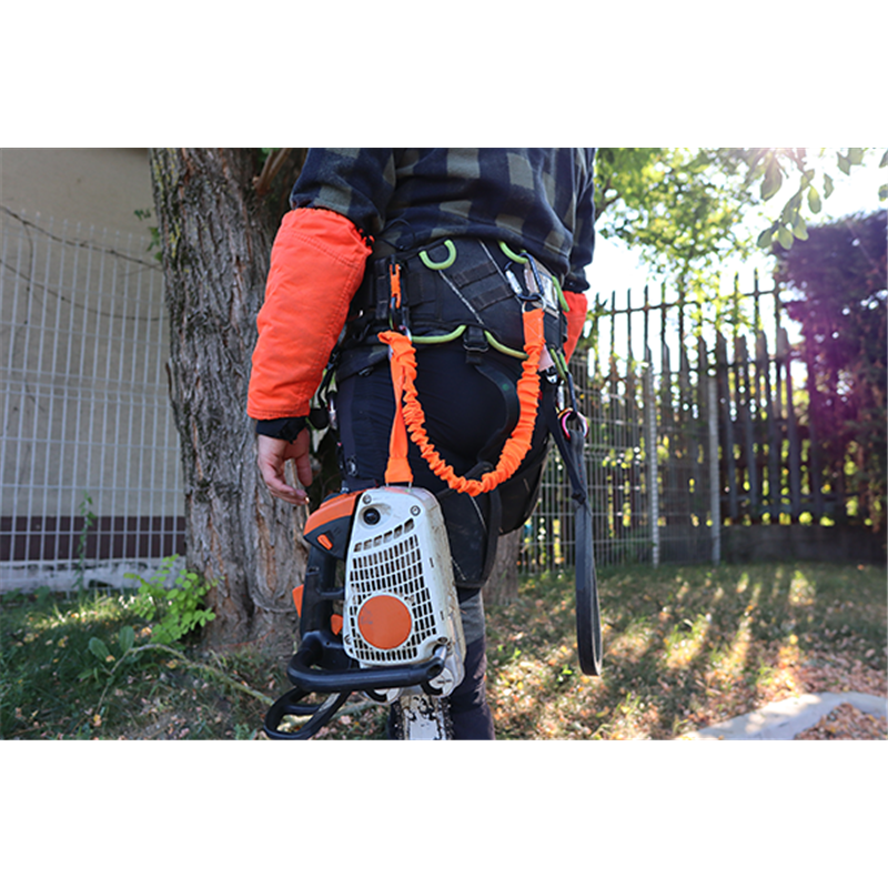 Stretch lanyard for connecting heavy tools kratos safety
