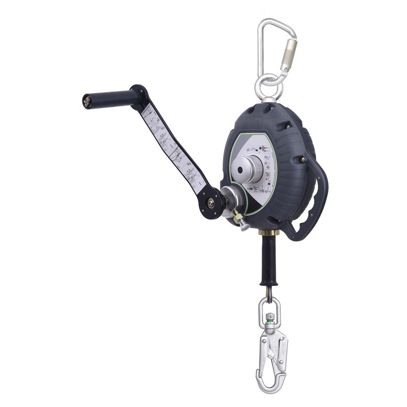 KALYPSO cavo, anticaduta retrattile da 10 m con verricello di salvataggio integrato KALYPSO cavo, anticaduta retrattile da 10 m con verricello di salvataggio integrato