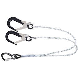 SILVA 2 - Forked restraint Kernmantle rope lanyard (1 m)