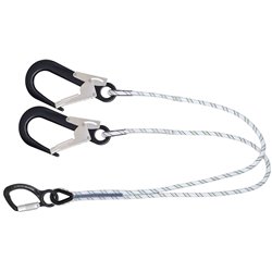 SILVA 2 - Longe fourche de retenue en corde tressée (1 m)