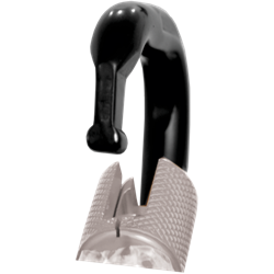 Gancio in alluminio a bloccaggio automatico 1/4 di giro, tipo Keylock