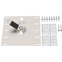 KORI - Placa de anclaje con ojo giratorio para cubierta trapezoidal de acero