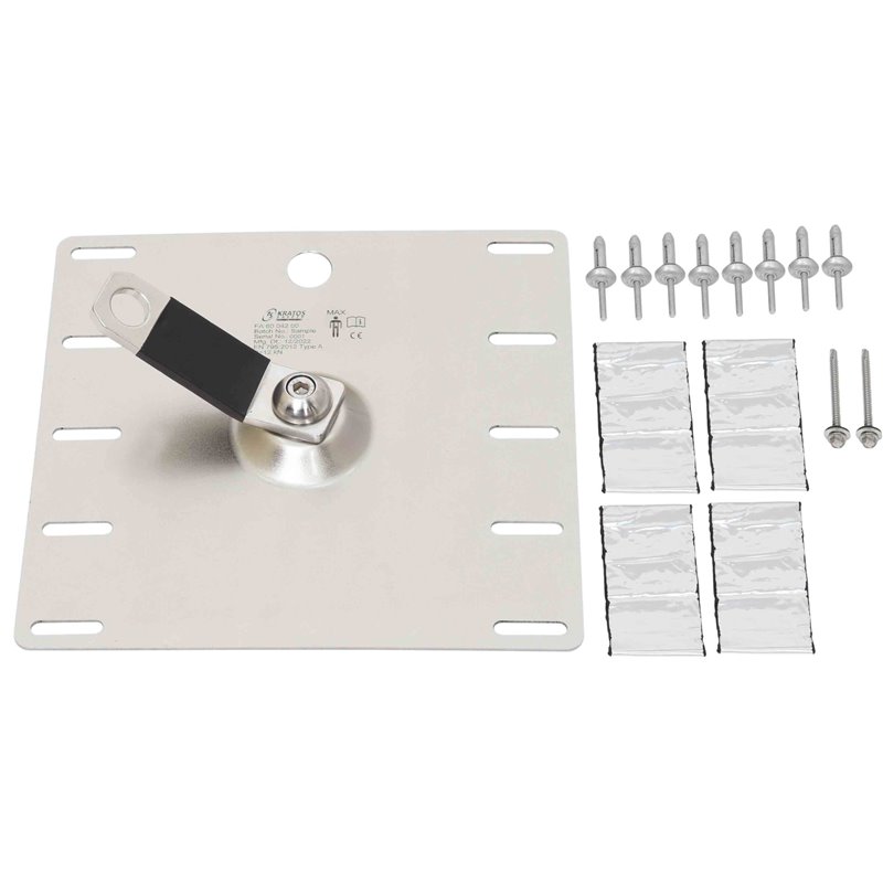 KORI - Platine d'ancrage avec émerillon pour bac acier KORI - Platine d'ancrage avec émerillon pour bac acier
