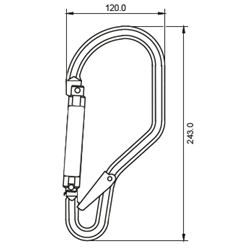 Aluminium Rebar Hook with latch