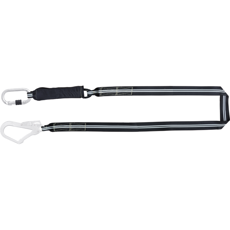 Longe en sangle avec absorbeur d'énergie 1m NON FEU Longe en sangle avec absorbeur d'énergie 1m NON FEU