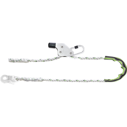 Work Positioning Twisted Rope Lanyard with grip adjuster