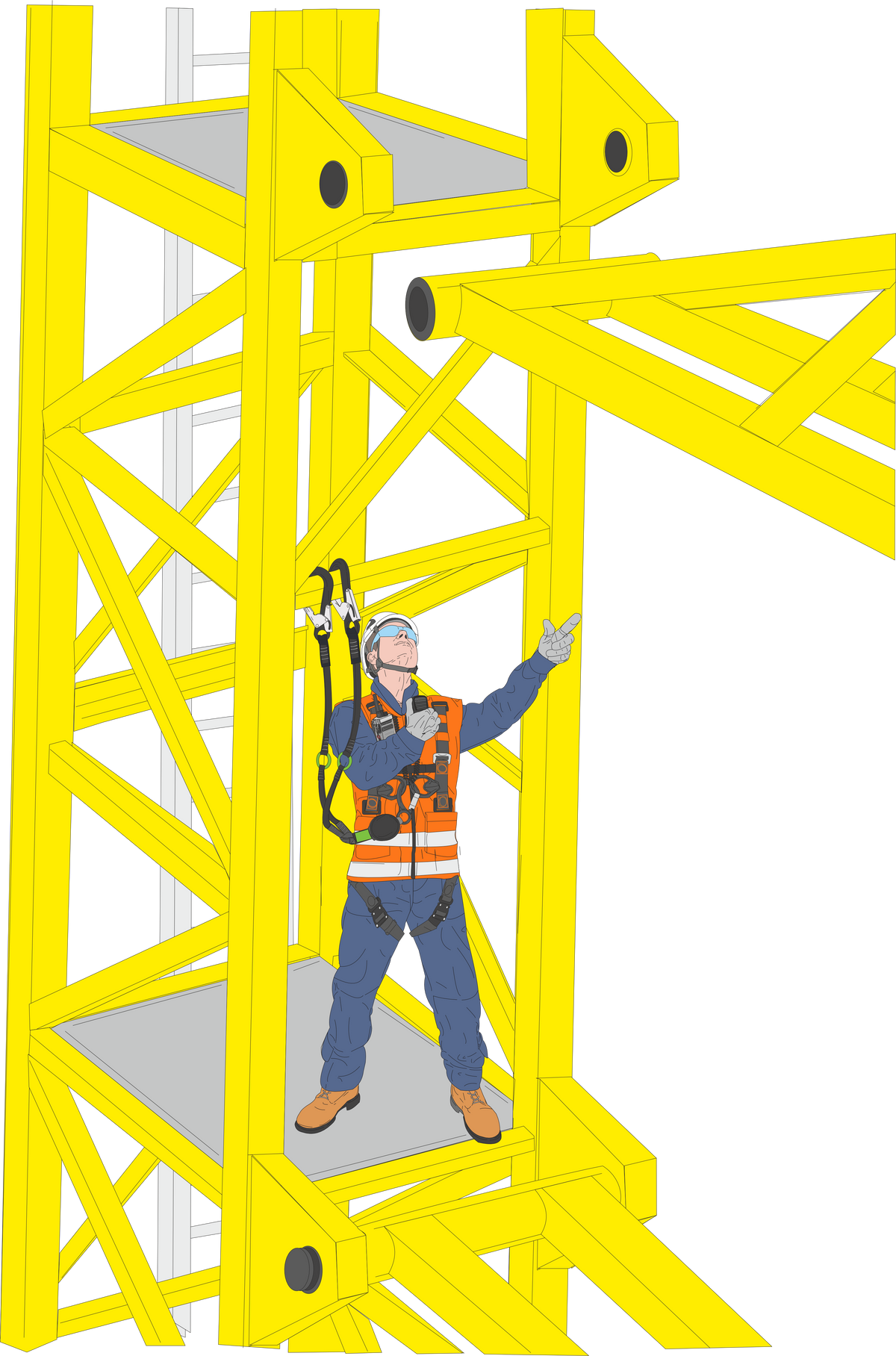 Evolution dans structure métallique