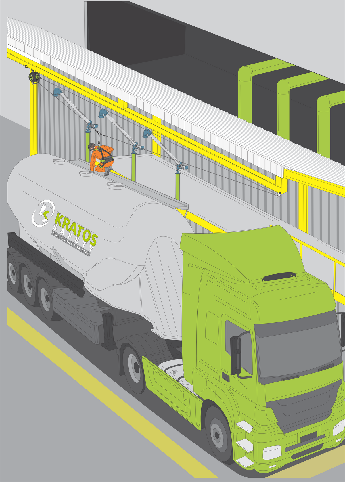 Déchargement camion citerne