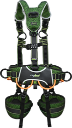 TOWER HYBRID AIRTECH - Harnais antichute 3 points d'accrochage avec ceinture extra confort pour travail sur pylône (S-M)