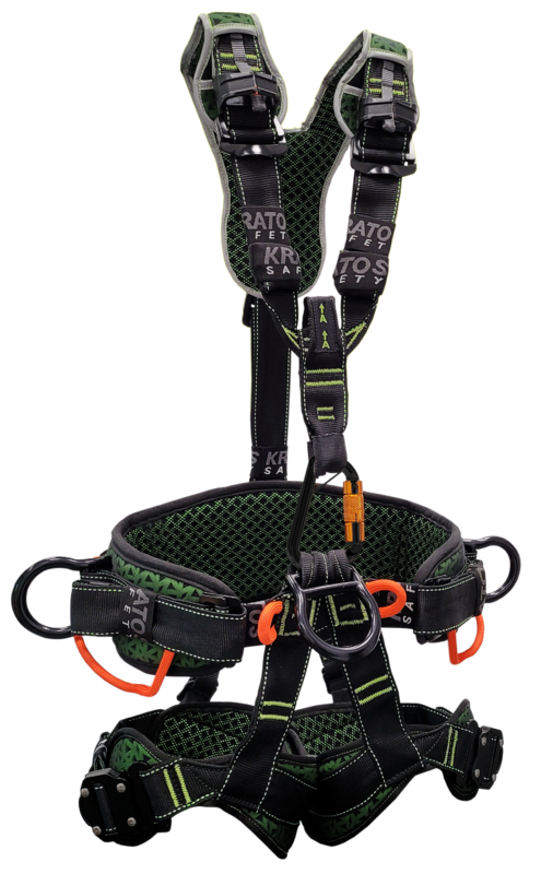 AIRTECH 2 - Harnais antichute 2 points d'accrochage avec ceinture extra confortpour travail en suspension (S-M)