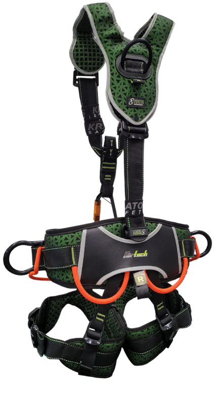 AIRTECH 2 - Harnais antichute 2 points d'accrochage avec ceinture extra confortpour travail en suspension (S-M)