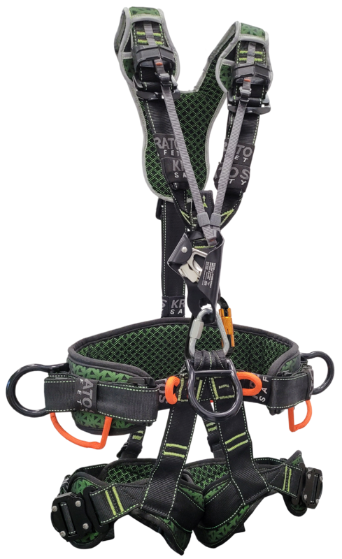 AIRTECH 2 - Harnais antichute 2 points d'accrochage avec ceinture extra confortpour travail en suspension (S-M)