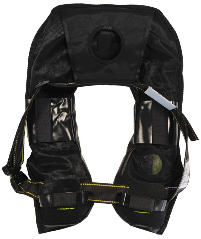 Gilet de flottaison pour conditions extrêmes ou personne lourdement équipée