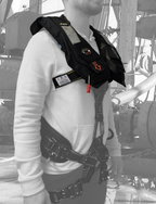 Gilet de flottaison pour conditions extrêmes ou personne lourdement équipée