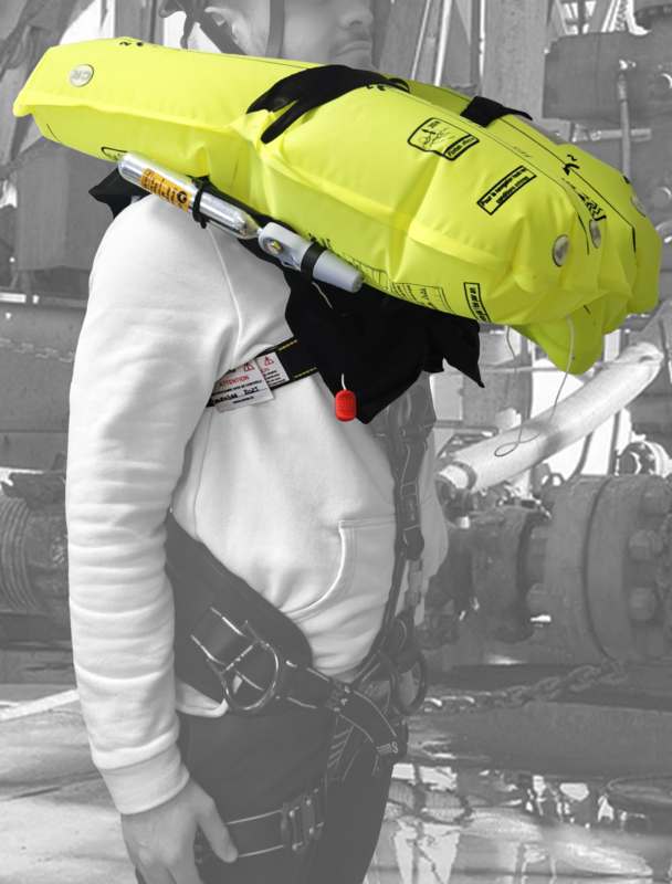 Gilet de flottaison pour conditions extrêmes ou personne lourdement équipée