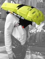 Gilet de flottaison pour conditions extrêmes ou personne lourdement équipée