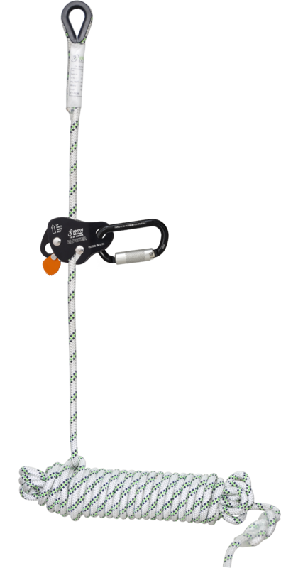 BLOCKER, Antichute compact coulissant sur corde tressée, multi-usage