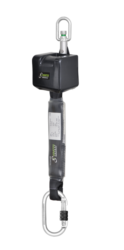 VORAS - Antichute à rappel automatique avec sangle polyester Lg 2,50 m