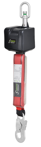 VORAS F2 - Antichute à rappel automatique avec sangle polyester Lg 2 m - utilisable en Facteur 2