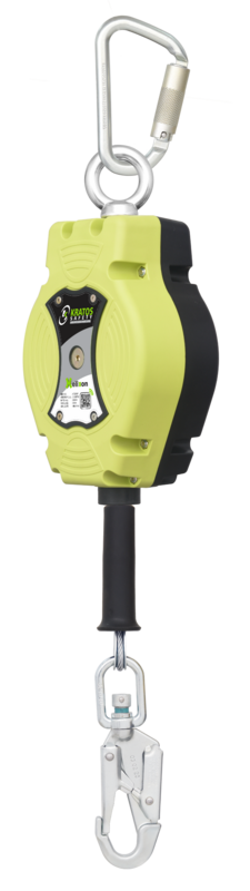 HELIXON câble, antichute à rappel automatique 7 m, pour utilisation verticale seulement