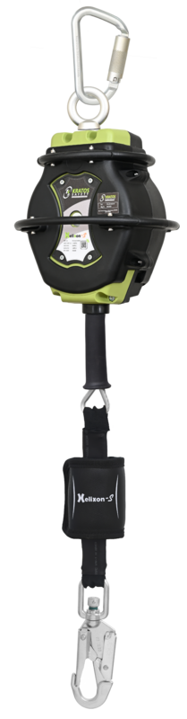 HELIXON-S Antichute à rappel automatique 10 m câble galvanisé avec exosquelette FA 20 EXO 10 intégré
