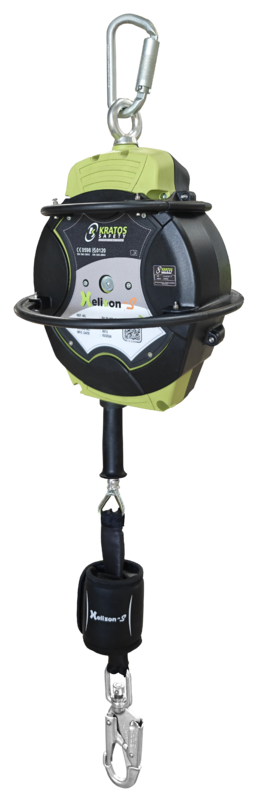 HELIXON-S Antichute à rappel automatique 15 m câble galvanisé avec exosquelette FA 20 EXO 15 intégré
