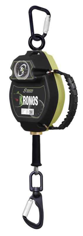 KRONOS câble acier, antichute à rappel automatique 10 m avec enroulement à vitesse constante