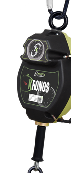 KRONOS câble acier, antichute à rappel automatique 10 m avec enroulement à vitesse constante