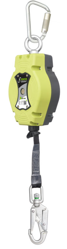 HELIXON sangle, antichute à rappel automatique 6 m, pour utilisation verticale seulement