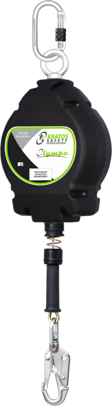 OLYMPE, Antichute à rappel automatique avec câble acier galvanisé Lg 15 m